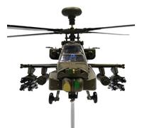 para Helicóptero AH-64, Modelo De Caza del Ejército, Juguete para Niños Y Adultos, Escala Militar 1 72 Juego de Pasatiempos en Miniatura