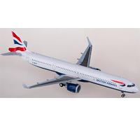 Para Herpa para British Airways para Airbus A321neo G-NEOY 1:200 modelo preconstruido
