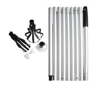 para herramienta Extensible para Cambiar Bombillas en Altura - Poste Aluminio Ajustable con Cabezal Silicona y Ventosa para Focos Led y Halógenos