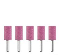 Para herramienta rotatoria, accesorio de muela abrasiva, cilindro de piedra montado abrasivo de alta dureza, juego de 5 piezas (6 x 10)