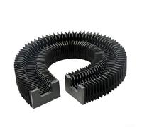 Para HGR25 guía lineal telescópica cubierta de polvo fuelles, manga protectora flexible para máquinas herramientas CNC y rieles, longitud de estiramiento 200 1000 mm (400 mm)