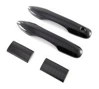 Para Hiace 2019-2022 Pegatina Antiarañazos Para La Cubierta De Manija Puerta Funda Manija Puerta Coche(Handle - Carbon Fiber Pattern)