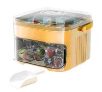 para Hielo en Congelador | Molde De Prensa Para Bloques De Hielo Con Contenedor - Bandeja de para Cócteles | Para Camping Hogar Apartamento Residencia Cocina Bebidas Cafés Cócteles