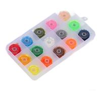 Para hilo Crystal Line enfocado para atar moscas, construcción de doble cara, adecuado para requisitos de diseño de señuelos de pesca con mosca (25 colores)