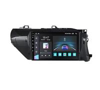 Para Hilux 2015-2020 Android 11 10 Pulgadas Radio Coche IPS Pantalla Táctil Con Carplay Android Auto Apoyo Bluetooth 5.0 GPS Navegación HiFi RDS MirrorLink DSP DAB Cámara Trasera SWC(A,8Core+4G+64G+WI