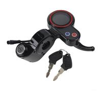 Para Hitway H5 Scooter pantalla LCD con interfaz de 6 pines, soporta monitoreo de velocidad, seguimiento de nivel de batería y cálculo de distancia