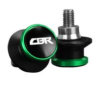 para HO&N&DA CBR1000RR 2004 2005 2006 2007 2008 2009 2010 2011 CBR 1000RR Motocicleta CBR CBR 1000 RR Deslizador De Carretes De Basculante Swing(A M8 Green)