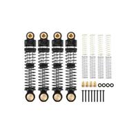 Para Hobby Plus CR18P Para Rock Van Y Trail Hunter 1/18 Aleación RCAWD 47 Mm Repuestos Mejora Aceite Amortiguadores Delanteros Traseros Modelos Amortiguador RC(Black)