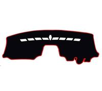 para Holden Barina 2011 2012 2013-2017 2018 Cubierta de Tablero Alfombrilla Protector Solar para Tablero Alfombra Accesorios para automóvil Tablero (RHD Borde Rojo)