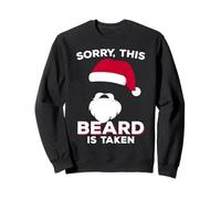 para Hombre, lo Siento, Esta Barba está Tomada, Navidad, Papá Noel Beard Sudadera