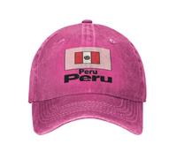 para Hombre Y Mujer Gorra De Béisbol con Perú Bandera Ajustable Y Transpirable Visera De Verano Camionero Gorras De Deporte Al Aire Libre Partido De Fútbol
