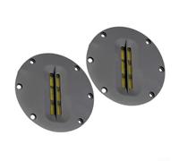 para Home Cinema Ribbon Tweeter 4 pulgadas de ancho para rango de | Carcasa ABS duradera, acabado negro elegante, mezcla sin costuras, estética moderna para cualquier configuración