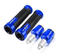 Para Hon&da VFR1200 VFR1200F VFR1200X VFR 1200 1200F 1200X Empuñaduras Antideslizantes Manillar De Motocicleta, Accesorios Aluminio CNC Piezas(Azul)