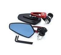 Para Honda CB1000R CB1000RR CB1100 CB1300 CBF1000 CBF600/S Universal 7/8 "22mm Manillar De Motocicleta Espejos Retrovisores De Aluminio(Rojo)