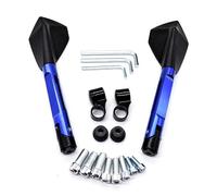 Para Honda CB1000R / CB1300 / CB600F Hornet / CBF600 / CBR125R / CBF125 / CB400 Espejos De Motocicleta 8mm 10mm Espejo Retrovisor De Aluminio(Azul)