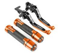 para Honda CB125F 2016-2019 2020 2021 palancas de Embrague de Freno Extensibles para Motocicletas empuñaduras de Manillar(Orange)