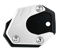 Para Honda CB125R CB300R CB400X 2018-2020 Motocicletas Pata De Cabra Pie Lateral Soporte Ampliador Placa Extensión Pad CNC Placa De Soporte(Plata)