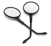 Para Honda CB1300 F CB1300S CB750 F2 CB1100SF X11 VTR250 MC33, Espejo Retrovisor Lateral Cromado Para Motocicleta, Espejos Laterales Negros De Plástico ABS(Negro)