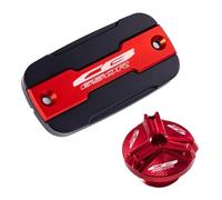 Para HONDA CB650R CBR650R CBR 650R CB 650R Tapa Tanque De Líquido De Frenos Delantero De Motocicleta Y Accesorios De Protección Cubierta De Puerto De Llenado(CB650R Red)