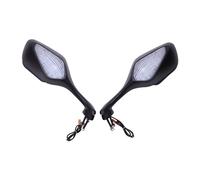 Para Honda Cbr1000rr 2008 Cbr 1000 Rr 1000rr 2008-2012, Espejos Retrovisores De Motocicleta Con Luz Intermitente, Espejos Laterales(Negro)