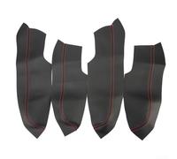 Para Honda Civic 2006 a 2011 PU cuero reposabrazos cubierta Trim Set 4 unids coche puerta panel reemplazo accesorios
