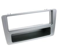 Para Honda Civic 7 VII Con Marco De Radio De Auto De Clima Manual 1-DIN Plata
