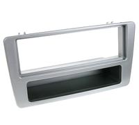 Para Honda Civic 7 VII Con Marco De Radio De Auto De Clima Manual 1-DIN Plata