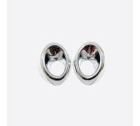 para Honda Civic Hatchback 2020-2021 Cubierta de Faros antiniebla Delanteros y Traseros decoración de párpados y Cejas para Faros antiniebla.