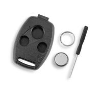 Para HONDA Civic Key Accord Pilot Fit CRV Ridgeline Jazz Key Fob FRV Insight Civic CR-Z S2000 3 botones funda carcasa para llave de coche sin hoja batería CR1620