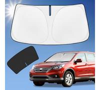 para Honda CR-V CRV 2012-2016 Protector Solar Parabrisas, Protector de Parabrisas de 4 Capas para Ventana Delantera, Protección Solar Personalizada para SUV CR-V, LX, EX, EX-L, EX-L Navi, Tour, Visera