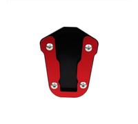 Para Honda CRF 300 L CRF300L 2021-2023 2024 CRF300 Rally Motocicleta CNC Kickstand Pie Soporte Lateral Extensión Pad Placa De Soporte Ampliar Soporte(Rojo)