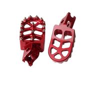 Para Honda CRF250R CRF250X CRF150R CRF250 CRF250L CRF250M CRF300L CRF1000L CRF1100L Reposapiés De Motocicleta Estribos Pedales Placa Offroad Reposapiés Anchos(Rojo)