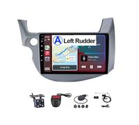 Para HONDA FIT JAZZ 2007-2013 Android 12 CarPlay Android Auto Receptor estéreo para automóvil Pantalla táctil de 9 pulgadas con navegación GPS 4G WiFi FM AM SWC Cámara de respaldo Bluetooth (Color: M4