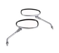 Para Honda Magna Rebel Shadow VT750 VT1100 400 NRX1800 VTX1300 VTX1800 Chrome 10mm Modificado Plateado Universal Motocicleta Espejo Retrovisor Moto Espejos Laterales