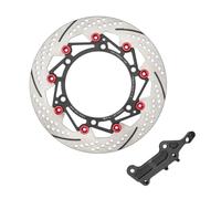 Para HONDA Para ADV350 Rueda Delantera Motocicleta 300MM 17-25 Años Rotor Disco Freno Pinzas Modificadas Adaptador Bomba Pieza Repuesto(Red set)