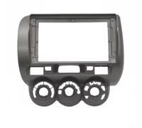 Para Honda para Fit para JAZZ para City 2002 2008 9 pulgadas tablero fascia marco para marco de radio de coche bisel LHD RHD compatible con radios de mercado de accesorios con enchufe de alimentación