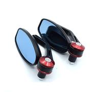 Para Honda PCX125 PCX150 CBR125R CBR150R CB650F CBR650F Universal 7/8 "22mm Manillar De Motocicleta De Aluminio Extremos Espejos Laterales(Rojo)