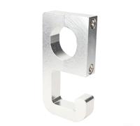 Para Honda Pcx125 Pcx150 Pcx160 Motocicleta Manillar Gancho Soporte Aleación de aluminio Bolsa de equipaje Percha Negro Plata Direct Fit Auto Partes (Plata)