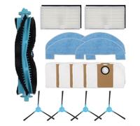 Para Honor Choice S3 Plus R3 Plus para Ultenic para T20 Pro para T10 Lite Robot Aspirador Juego de piezas con filtro lateral de cepillo principal, paños de fregona y bolsas de alto polvo