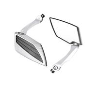 Para Hornet 600 CB500X CB550 CB600 CB599 CB600F CB500F Espejos Laterales Motocicleta Espejo Retrovisor 8/10 Mm Conjunto espejos motocicleta(Blanco)