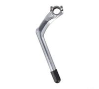 Para horquilla delantera de 22 2 mm, vástago de cuello de cisne de 180 mm de longitud central y 100 mm hacia adelante para una mejor posición de conducción (plateado)