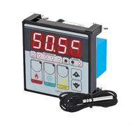 PARA HP-54 Controlador de temperatura Interruptor de ventilador de ventilación de 4 niveles con sensor integrado, termostato de montaje en panel AC220V 100A para calefacción y refrigeración Control de