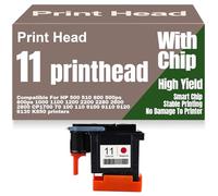 para HP Cabezal de impresión 11 Negro Amarillo Cian Magenta C4810A C4811A C4812A C4813A para HP DesignJet 500 510 800 500ps 800ps 1000 1100 1200 2200 2600 2800 70 100 110,11 Printhead-Magenta