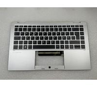 Para HP EliteBook x360 1040 G7 M16930-081 Teclado Danés Danca Reposamanos