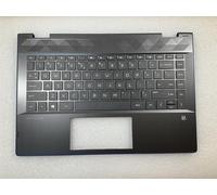 Para HP Pavilion 14-CD 14-DD L22405-B31 L18951-B31 L22405-001 L18951-001 - Funda superior para reposamanos de teclado internacional inglés de EE. UU
