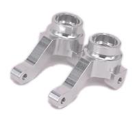 Para HPI RS4 113708 RS4001 RCAWD 1/10 Bloques Portadores Eje Dirección Juego Vertical Piezas Coche Rc Izquierda Derecha Cazoleta DireccióN Rc(Silver)
