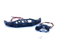 Para HPI Venture 1985 Para Hilux SR5 1/18 Parachoques Delantero Con Controlador De Cabrestante Ligero Crawler RC Modelo De Coche De Control Remoto RC Lámpara Accesorio(With winch)