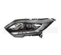 Para HR-V Para HRV Para Vezel 2015-2018 Parachoques Delantero Faro Delantero Lámpara Faro Delantero Luz De Giro Faro Cubiertas faros coche(LED left)