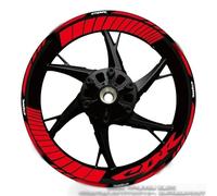 Para HRC CBR 1100 CBR1000RR 600RR 125 CBR650/500/300/250 R Pegatina Para Llanta De Rueda De Motocicleta, Calcomanía A Rayas, Accesorios De Cinta (Color : CBR25)