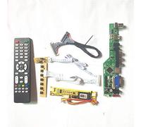 Para HSD150MX14-A00 HSD150MX15-B00 2CCFL LVDS 20Pin HDMI VGA AV USB Inverter+Remote+teclado T.V53 tarjeta de unidad panel LCD kit (HSD150MX14-A00)